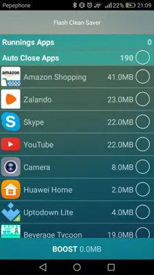 Flash Clean Saver android App screenshot 2